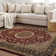 Shiflett Oriental Burgundy/Mustard/Black Area Rug