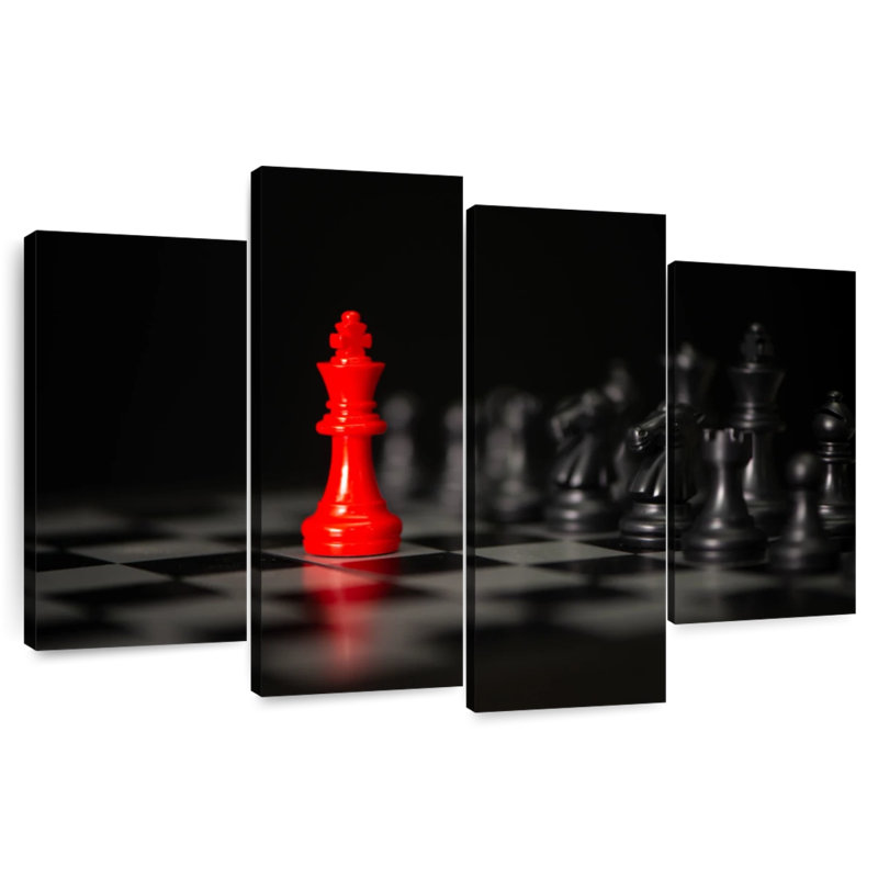 Senne Chess King Pop, 54" H x 84" W