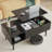 Lift Top Rectangular Coffee Table, 4-in-1 Multi-Function and Large Coffee Table with Storage-1037530974