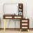 Makeup Vanity with Mirror, Lights, 5 Drawers and Storage Shelf-254556700