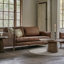 Geoffrey Genuine 3 Seater Leather Sofa