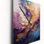 Golden Fushia Surge I - Horloges murales spirales abstraites-1225261945