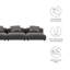 Canapé modulaire en tissu 3 pièces Solace-101704608
