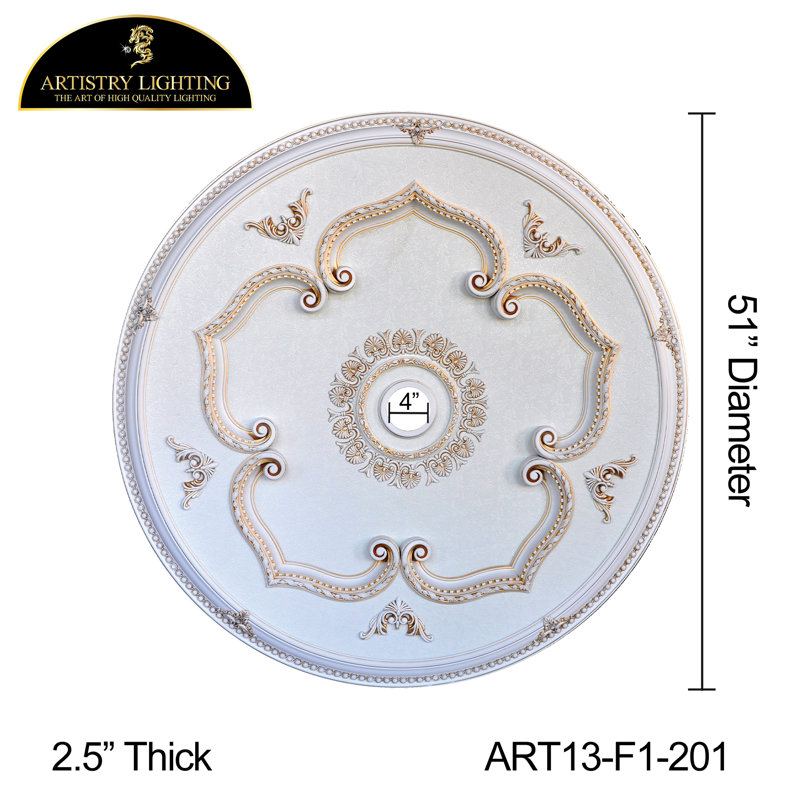 Médaillon de plafond rond art13-f1-201