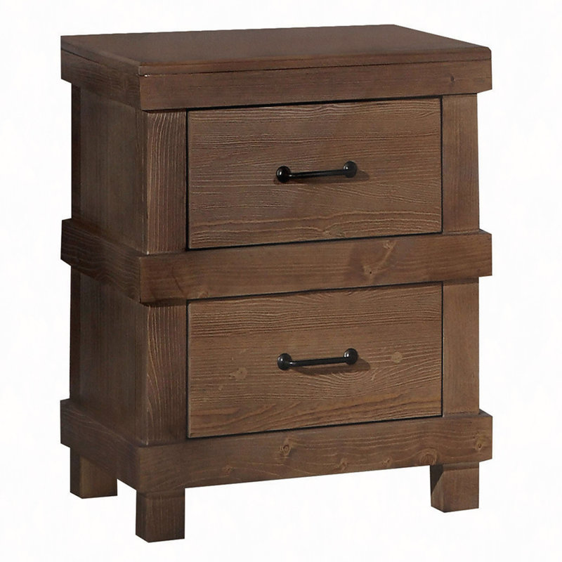 Table de chevet, table de chevet 2 tiroirs