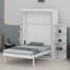 Lit escamotable avec armoire murale cachée-1921531145