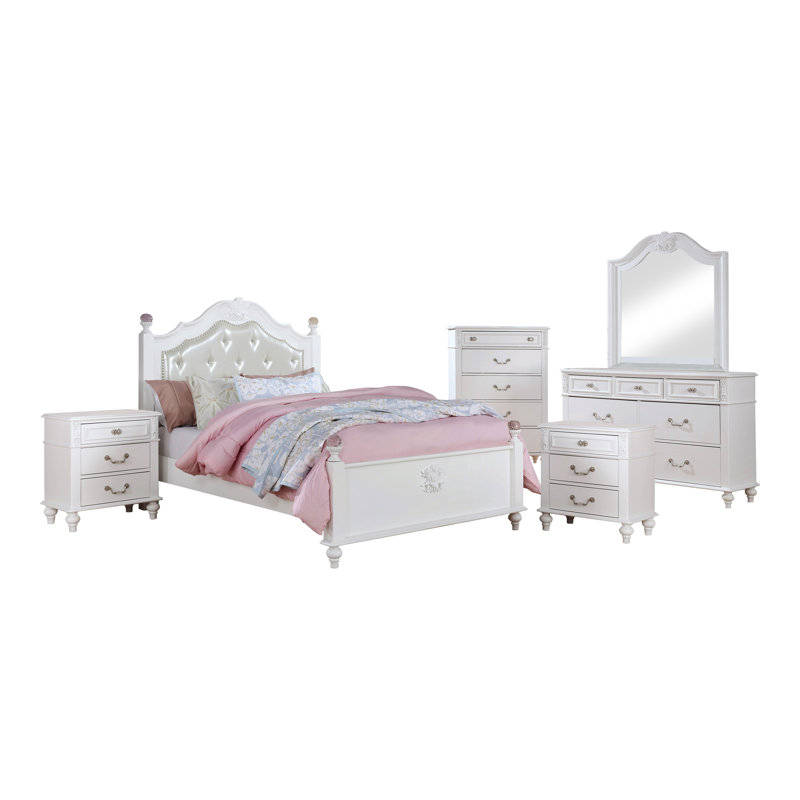 Labombard 6 Piece Bedroom Set, Twin