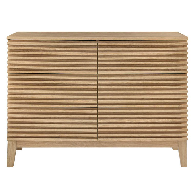 Commode 6 tiroirs Render par Modway