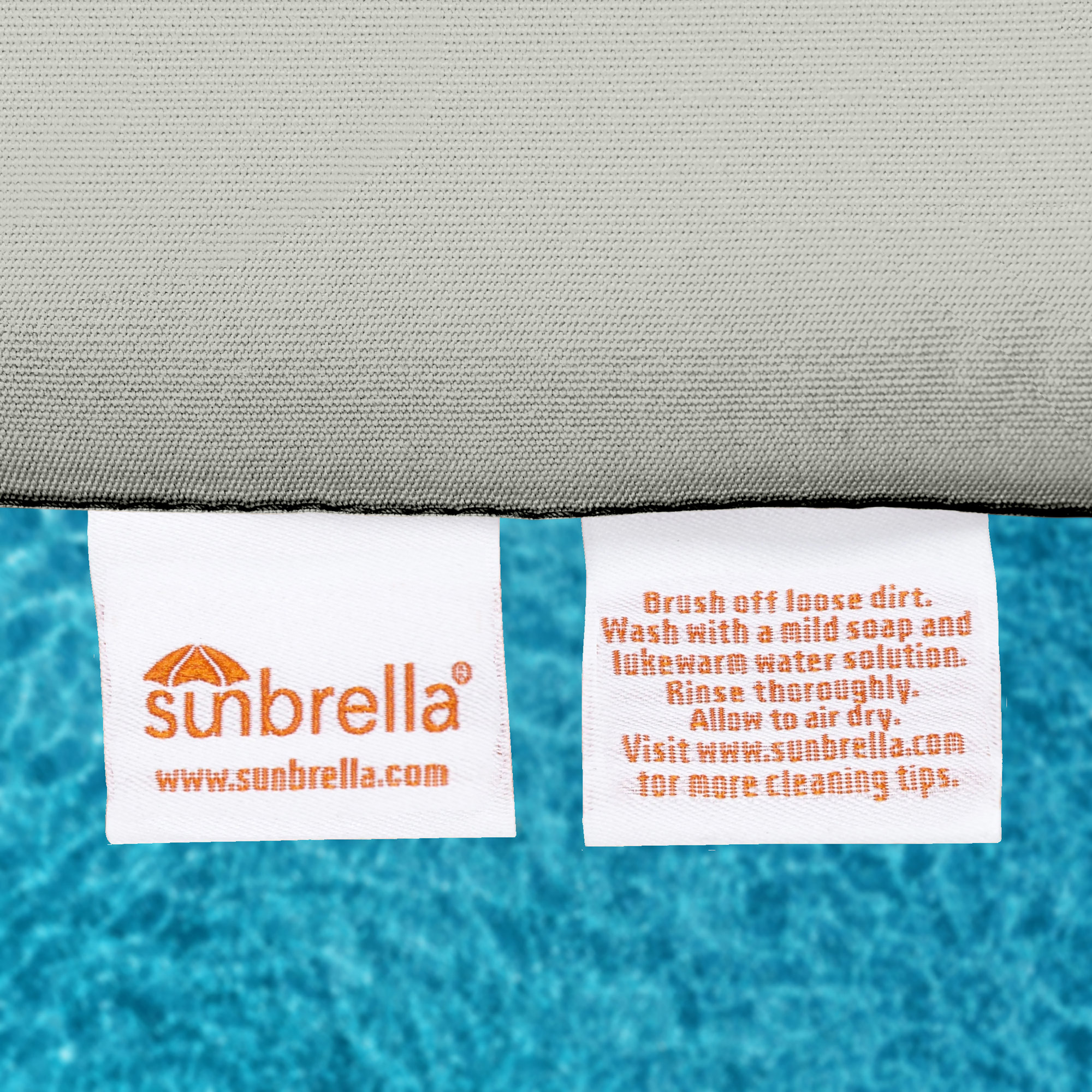 Sunbrella® Outdoor Bench Cushion, Canvas Granite Sunbrella® Canvas