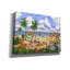  «Caribbean Beach 1» par Gale Pitt, art mural sur toile, 54 po x 40 po
