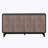 Sideboard Buffet Cabinet Kitchen Storage Cabinet Credenza Accent Console Table With Solid Wood Legs And 4 Convex Pattern Diamond Doors-156311443