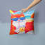 Coussin décoratif intérieur/extérieur à l’intérieur du soleil