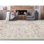 Tapis ivoire, beige et rouge noué à la main de haute qualité