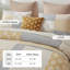 Ensembles de courtepointe 100% coton 98 po x 90 po DDUOXIN - 1 courtepointe avec 2 taies décoratives-117613579-117613576