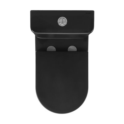 Toilette allongée deux pièces à double chasse arrière Calice 0,8 / 1,28 gpf