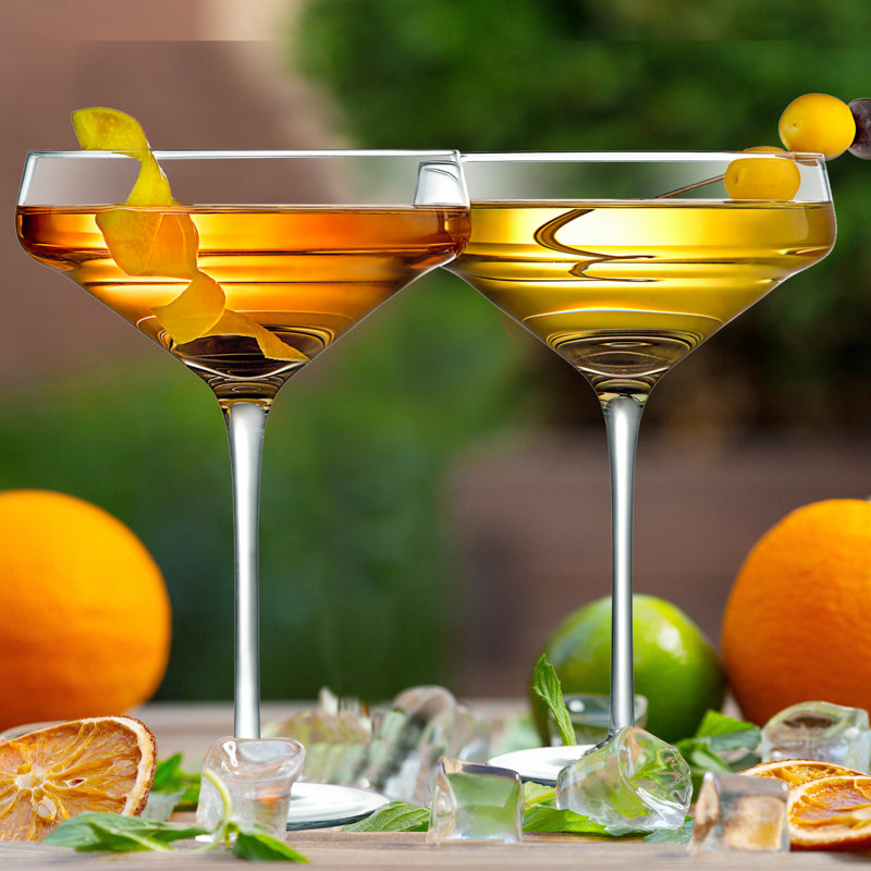 Ensemble 2 pièces de 10 oz. Ansaa Ensemble de verres à martini, 2