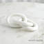 3 Rings Connected-Matte White