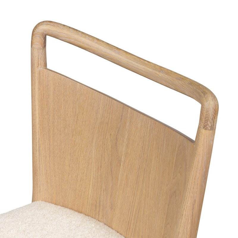 Jessen Dining Chair-Gibson Black, Polyester Blend; Linen, Charter Oatmeal