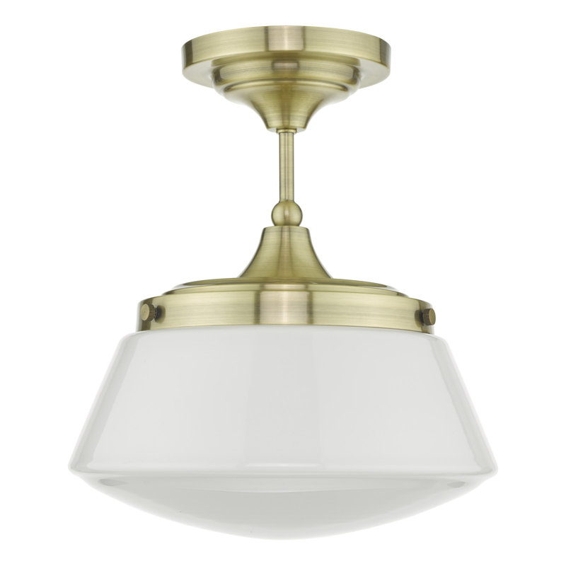 Justyn Glass Semi Flush Mount