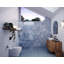 Panneau de douche fixe simple sans cadre 46 po x 78 po Vela-113846491
