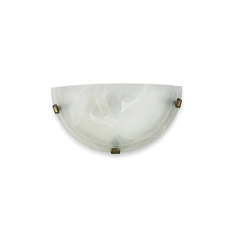 Everalda Half Moon, Antique Brass
