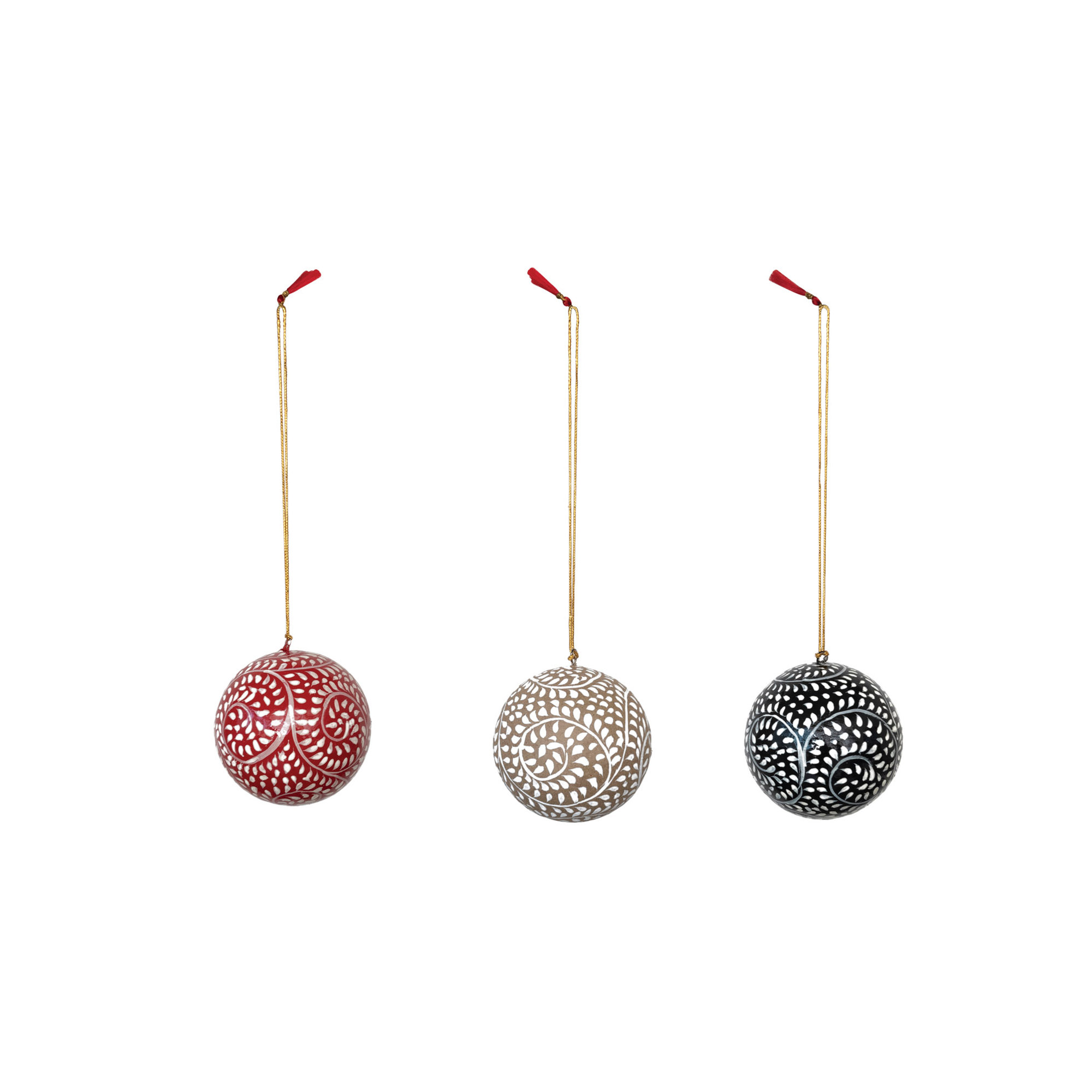 Floral Ball Ornament