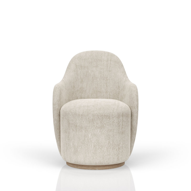 Fauteuil demi-tonneau pivotant