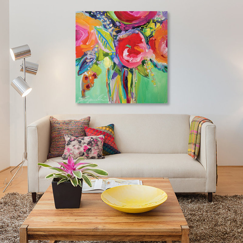 «Ode to Summer I», reproduction sur toile, H 12 po x l 12 po x P 0,75 po, Toile tendue