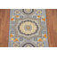 Geometric Traditional  Oriental Runner Rug 3x8
