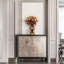 Ensemble de vases rétro avec arrangement de fleurs artificielles et fleurs mixtes rétro à la main