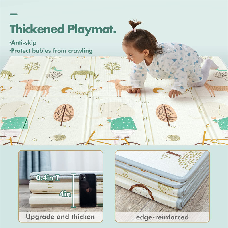 Tapis de jeu pliable en vinyle