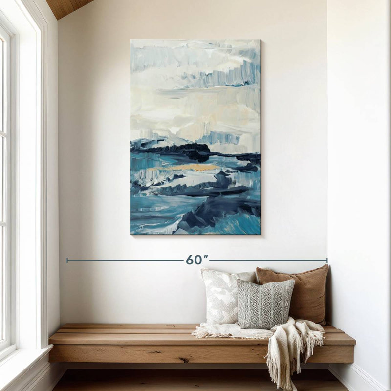 Avery, liberté de la mer bleue I, H 45 po x l 30 po