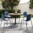 Plastic Stackable Dining Chair Set Of 4