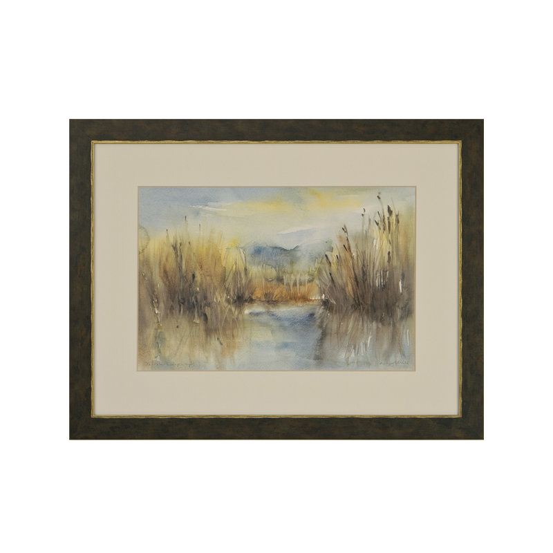 Marsh Passageway par Daughdrill - peinture encadrée