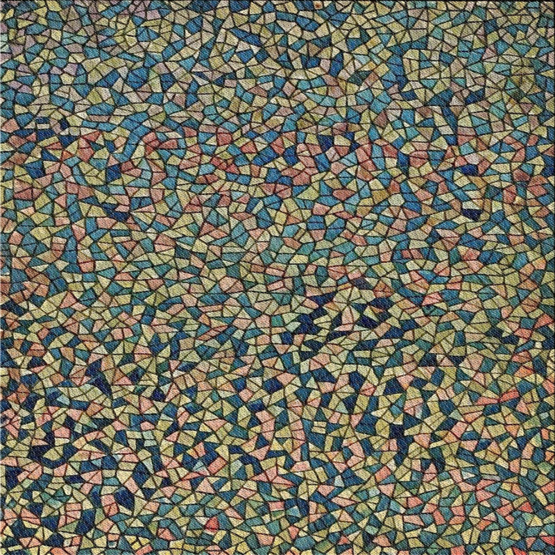 Tapis de zone d’olive à motifs Uncompahgre, Carré 7 pi