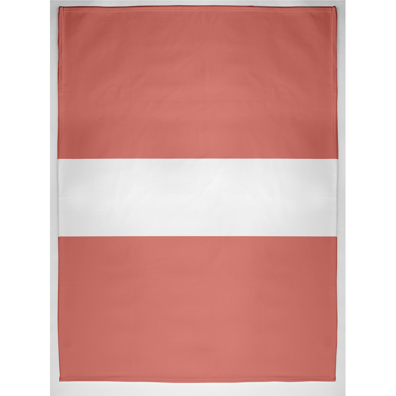 Horton Plain Weave / Muslin Throw Blanket, Orange