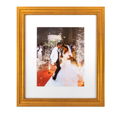 Marcia Gold Matte Picture Frame