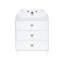 3 Drawer Chest Shantel 79 cm White