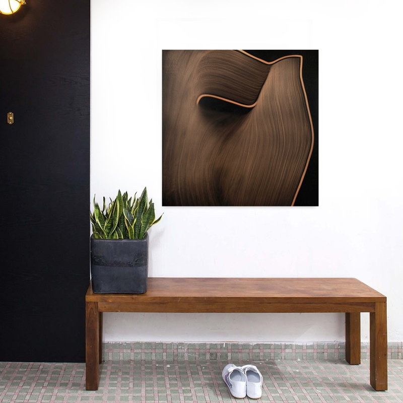 Art contemporain contemporain contemporain, H 32 po x l 32 po