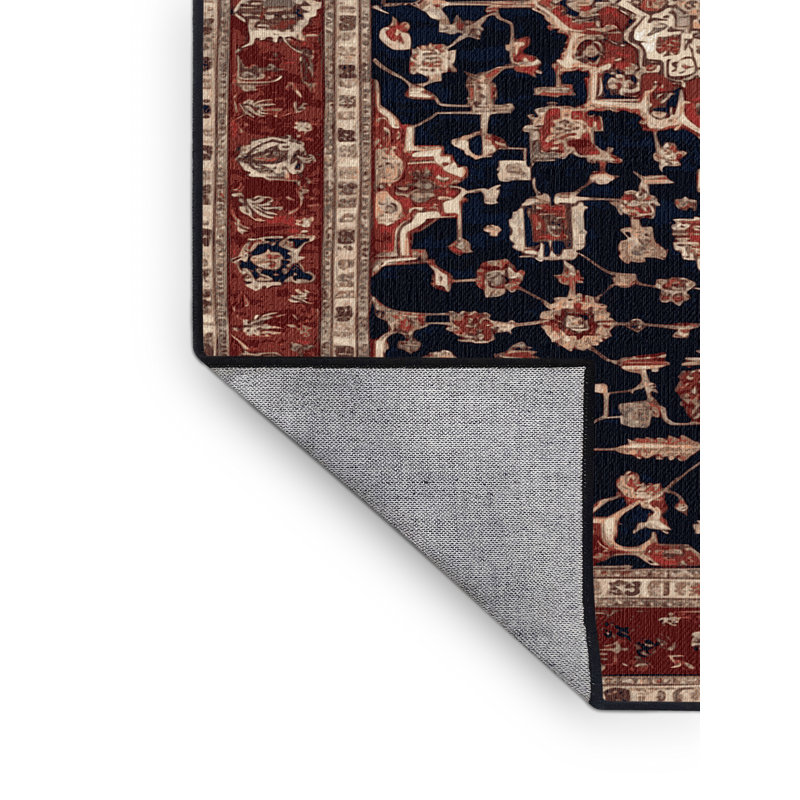 Tapis brun lavable à la machine