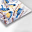 Oiseaux, mésange bleue, art mural en métal beige-512401897