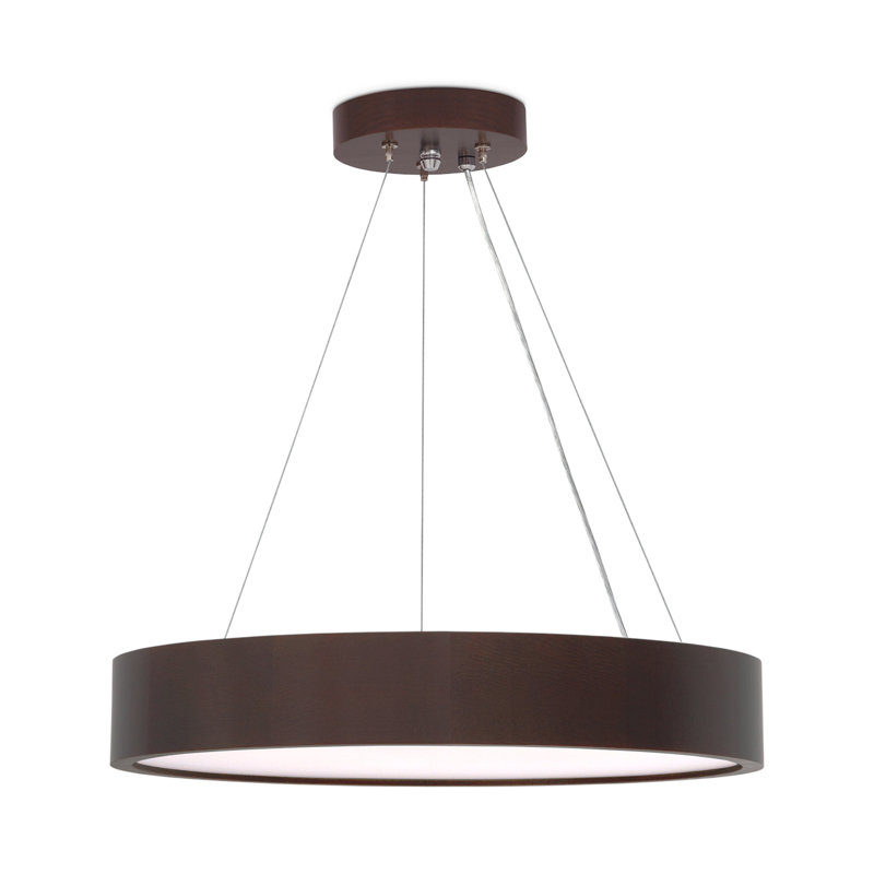 Angelicamarie 3 - Light Drum Pendant, Venge 