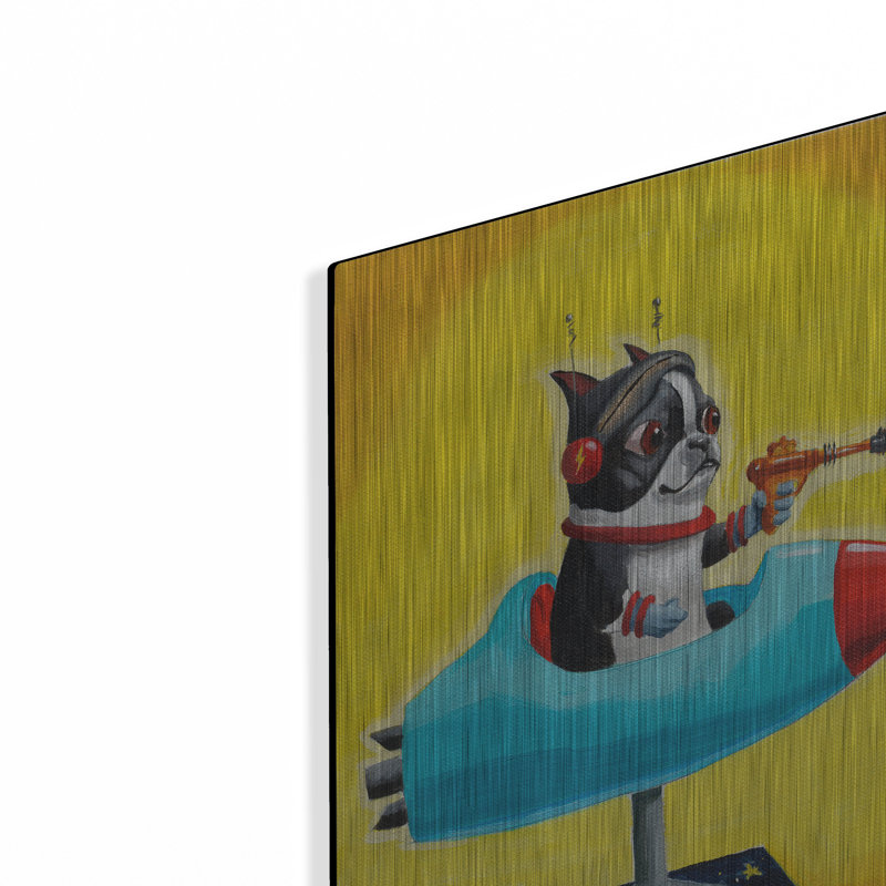 " Rocket Yellow " by Brian Rubenacker, 16" H x 12" W