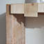 Console rustique en bois manufacturé moderne