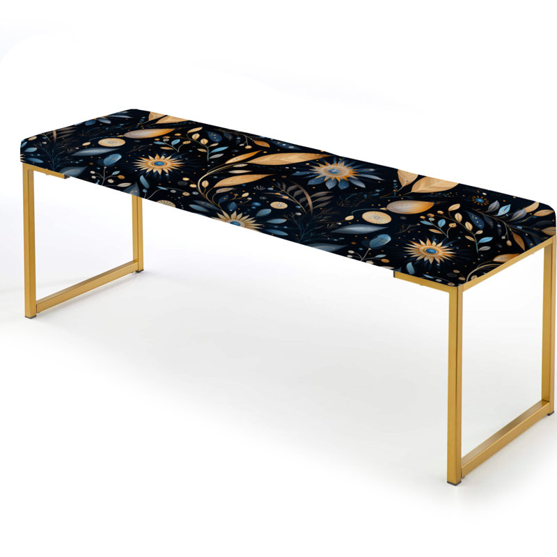 Cosmic Nomad Boho - banc rembourré or Boho