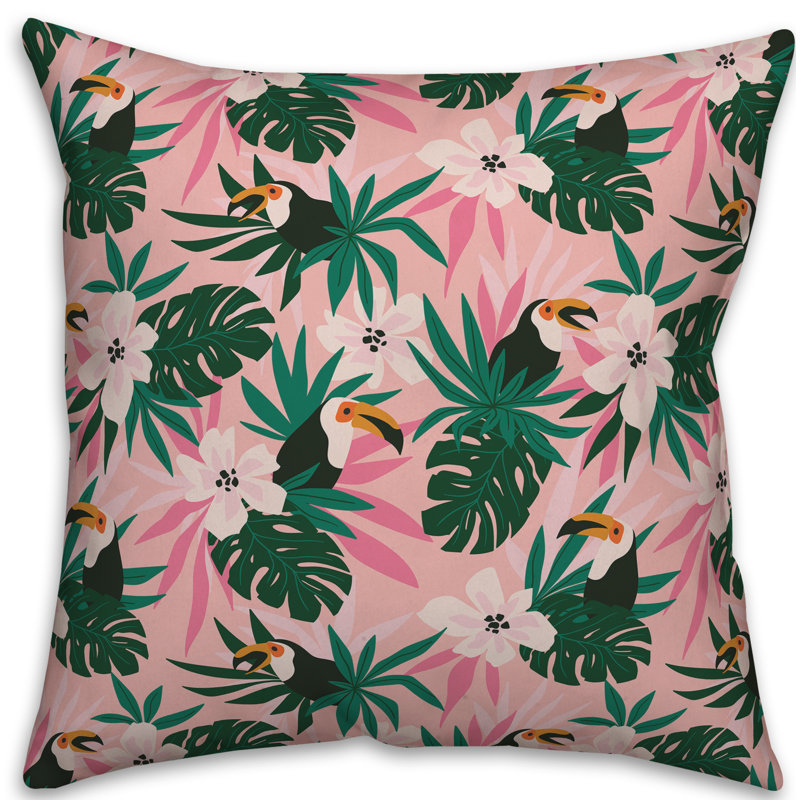 Carré extérieur , H 16 po x l 16 po, Polyester / Bourre en polyester
