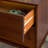 Solid Wood Groove Handle 2-Drawer Nightstand-1975598145