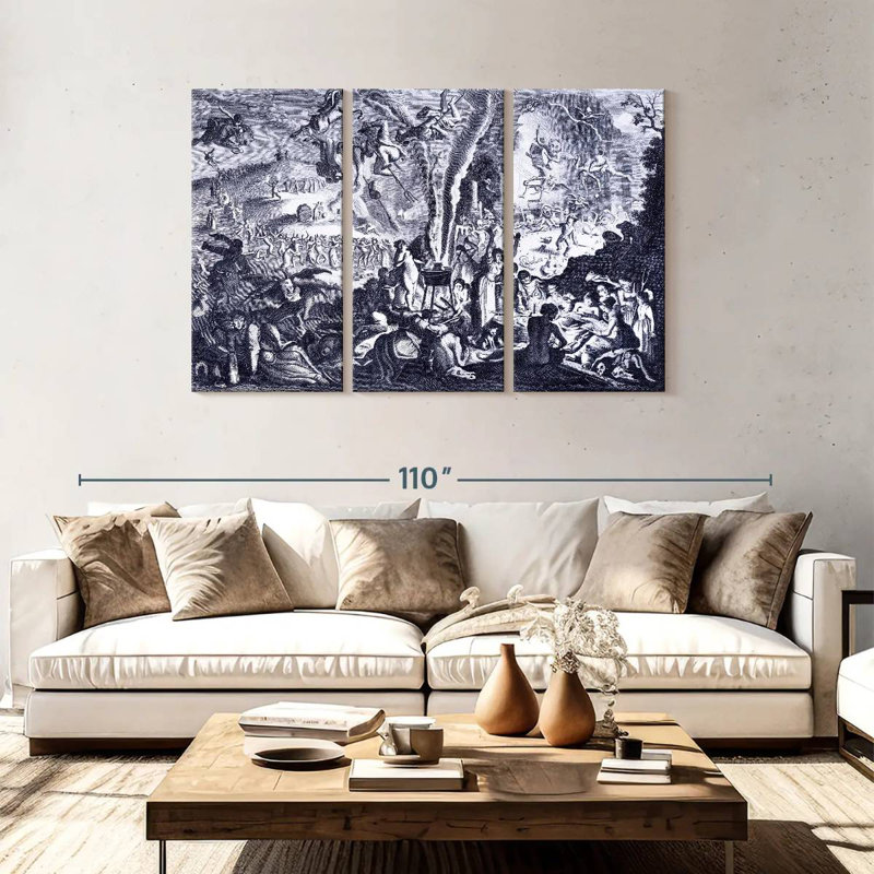 Kelan Witches Sabbath, 48" H x 74" W