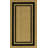 Blaire Modern Classic Double Border Natural/Black Indoor/Outdoor Doormat-1565777145