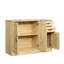 Buffet moderne en bois avec 2 portes, 1 rangement et 2 tiroirs
